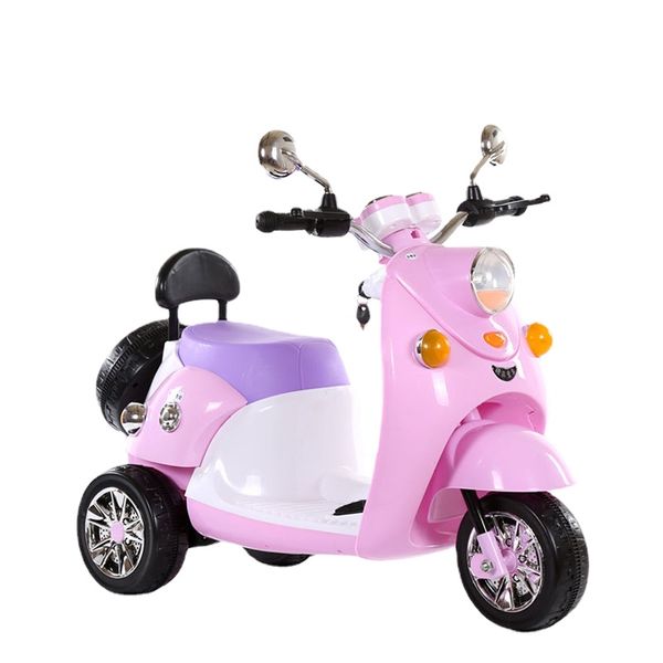 Coche de bebé eléctrico para niños, motocicleta pequeña para niños de 1 a 8 años, juguetes para exteriores, juego de carga de tres ruedas, motocicleta para montar
