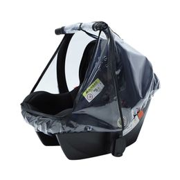 Baby-autozitje Regenhoes Food Grade EVA Wandelwagen Weer Shield Waterdicht Winddicht Ademend Clear Regenjas Voorruit L230625