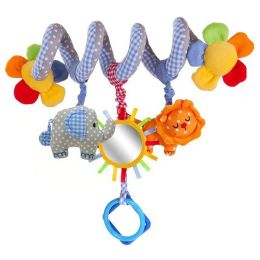 Baby auto siège Portelle Toys Activité en peluche suspendue Spirale Pram berceau avec boîte de musique rattles Screaker pour bébés
