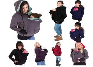 Draagzak Jas Kangoeroe hoodie Winter Zwangerschaps Bovenkleding Jas voor Zwangere Vrouwen Verdikte Zwangerschap Baby Dragen Jas6393939