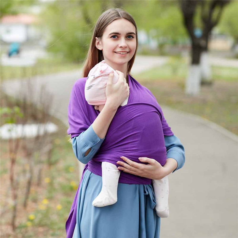 Portador de bebé Sling transpirable transpirable envoltura algodón niño mochilas infantiles para recién nacidos Cubierta de enfermería Hipseat