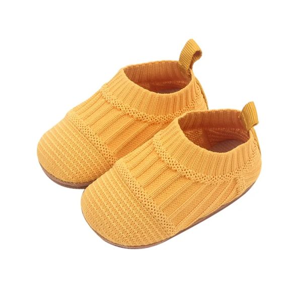 Zapatos casuales para bebés botines de punto de punto infantil