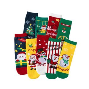 Bébé Chaussettes De Noël Père Noël Flocon De Neige Elk Bas De Bande Dessinée Hiver Chaud Mignon Doux Mi Niveau Bas Pour Enfants Tout-Petits XMAS Décoration Cadeau