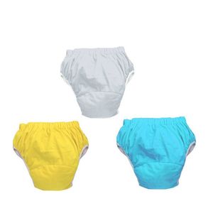 Cubierta de pañal de tela para bebé, pantalones de pañales para adultos de talla grande, pañales transpirables a prueba de fugas lavables para niños mayores ba16 Q2