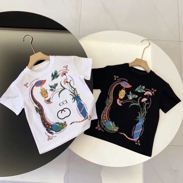 bébé vêtements enfants ensembles de créateurs ensemble enfant dragon serpent enfants enfants à manches courtes T-shirt imprimé shorts costume marque garçons vêtements coton t-shirts taille 90-160 meilleure qualité