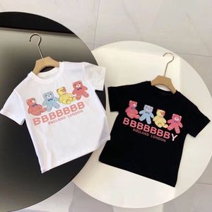 babykleding kinderen designer t-shirt meisjes jongens korte mouw kind kleden zomer luxe merk ouder-kind outfit maximale maat