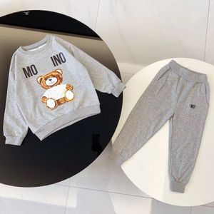 Bébé Vêtements Ensembles Enfants Ensemble Enfants Designer Vêtements Survêtement Poche À Capuche 2022 À Manches Longues Avec Lettres 2 Pièces Sweats Pull Pantalon De Sport 110-160cm