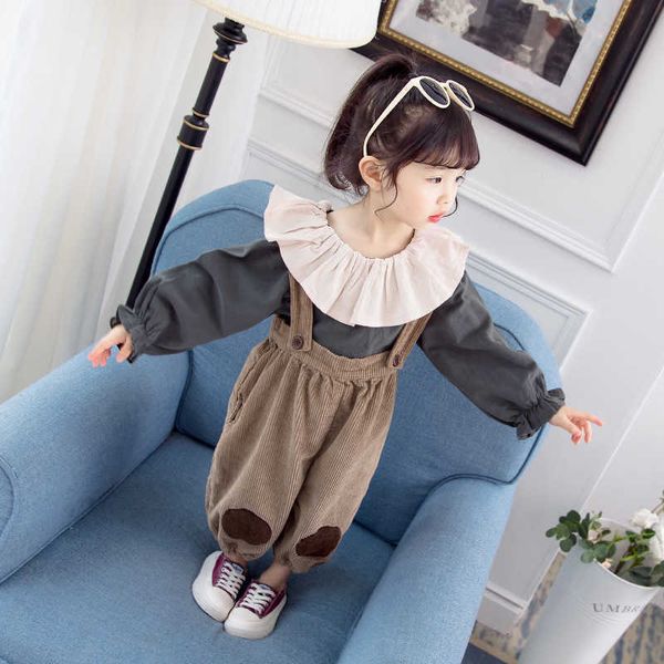 Bébé vêtements ensembles mode printemps automne enfants vêtements tenues enfant coton chemise bavoir pantalon loisirs pièces costume enfant en bas âge T