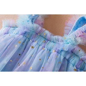 Vêtements de bébé suspende pour les enfants pour enfants à paillettes d'été robe princesse solide mignon robes filles pour 1 à 5 ans.