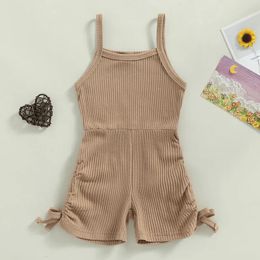 Baby Kleidung für Mädchen Sommer Kinder Kleidung 2023 Overalls Sachen Artikel Dinge Ärmellose Strampler Outwear Kinder Kostüm 231226