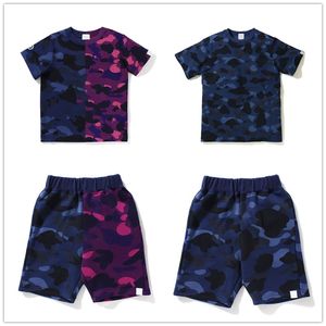 Conjuntos de ropa para bebés Diseñador de niños mono Camisetas Niños Pantalones cortos Ropa para niñas Verano Lujo miedo Chándal Niños jóvenes Trajes Camisa de manga corta camisetas o9aD #