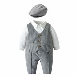 Conjuntos de ropa para bebés Conjunto de primavera Chaleco y pantalones para niños pequeños Trajes de 3 piezas Chándal para niños Traje deportivo de invierno lindo Moda para niños Ropa para niñas f8QB #