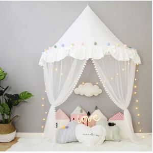 Baby Cot Colant lit rideaux Mosquito Net Baby Liberdding Crib Netting Play Tent for Children Play Girl Girl Boys Room Decoration 240422