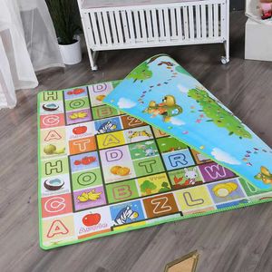 Baby Crawling Puzzel Spelen Mat Blauwe Oceaan PlayMat Eva Foam Kids Gift Toy Kinderen Tapijt Outdoor Play Soft Floor Gym Rug 210724