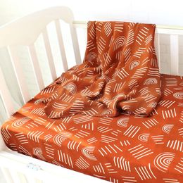 Ensemble de literie pour berceau de bébé, matelas pour tout-petit, drap de lit en coton, élastique ajusté 70x130x22cm, 240109