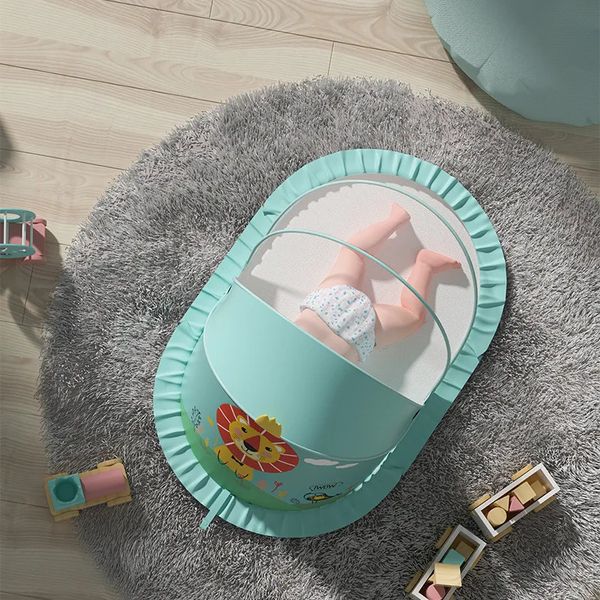 Filet de berceau pour bébé, Portable et pliable, en Polyester, pour lit de sommeil, tente de jeu, 240326