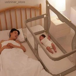 Cribs pour bébé 2023 Produits pour bébés 3 en 1 Baby Bed Guard-Rerbail pour 0 à 36 mois Barrière de lit Barrière de sécurité Rail Bébrasse Adaptable au lit L416