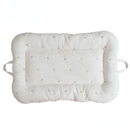 Cunas para bebés 90x65 cm Colchón de doble uso Babynest Nacido Algodón Portátil Malla transpirable Cama Slee Garten 230915 Entrega de gotas Niños Maternidad Otvht