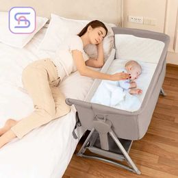 Berceau bébé bébé à côté de dormeur nouveau-né bassinet multifonction berceau portable pliage lit bébé lit gratuit livraison le 2023 T240509