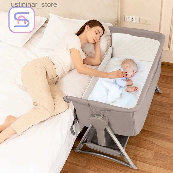 Berceau bébé bébé à côté de dormeur nouveau-né bassinet multifonction berceau portable pliage lit bébé lit gratuit livraison gratuitement le 2023 l416