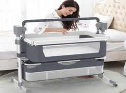 Baby Cribs Baby Electric Cradle Rockled Bed Rocking stoel Geboren Smart Coax Baby Bedide Bed Sleeping Basket 2210284358095