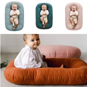 Berceaux bébé Babynest 75x45x9cm Chaise longue né Dormir Portable Snuggle Infant Nest Lit Berceau Garçons Filles 230705