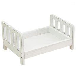 Babybedjes Geboren Rekwisieten Voor Pography Houten Afneembare Bed Mini Bureau Tafels Achtergrond Accessoires2428