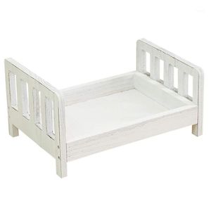 Baby Cribs Born Props Voor Pography Hout Afneembaar Bed Mini Bureau Tafels Achtergrond Accessoires