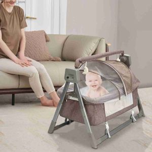 Cunas de bebé Portable Electric Baby Swing Baby Cradle Cunset Cun Cunda Inquieto Cuna de la cama 