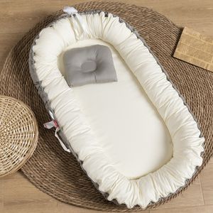 Lits de bébé Amovible Bébé Nid de Couchage né Lit Berceau Voyage Parc Lit Infant Toddler Berceau Matelas Bébé Pography Props 230705