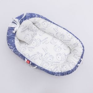 Lits bébé nid de couchage amovible pour lit berceau avec oreiller voyage parc lit bébé enfant en bas âge berceau matelas douche cadeau 230714