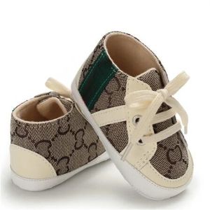 Babyontwerpers eerste wandelaars schoenen kind schoenen canvas sneakers pasgeboren babyjongen meisje zachte zool wieg schoenen