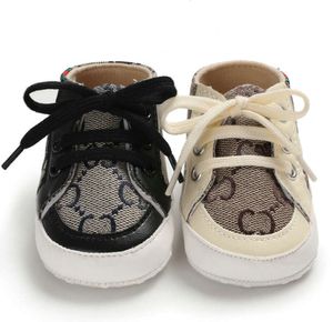 Baby Ontwerpers Schoenen Pasgeboren Kid Canvas Sneakers Jongen Meisje Zachte Zool Wieg Babyschoenen 0-18Month Ademend en comfortabel