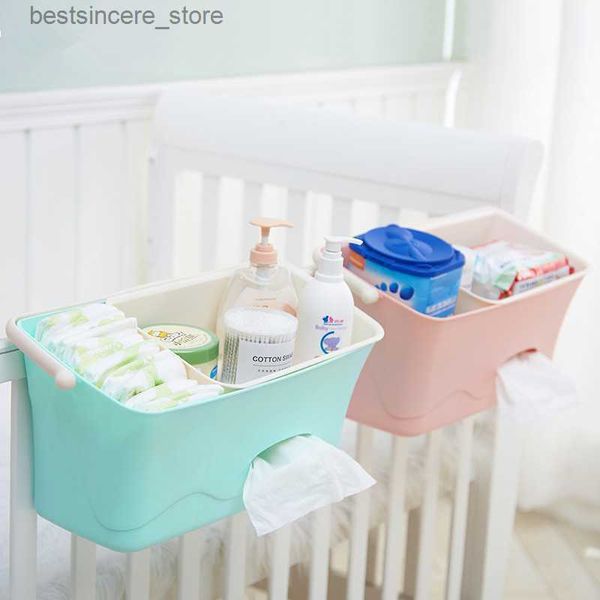 Bébé Couches Nappy Organisateur Lit Suspendu Boîte De Rangement Lit Organisateur Nouveau-Né Jouet Organisateur Biberon Titulaire Berceau Ensemble De Literie L230522