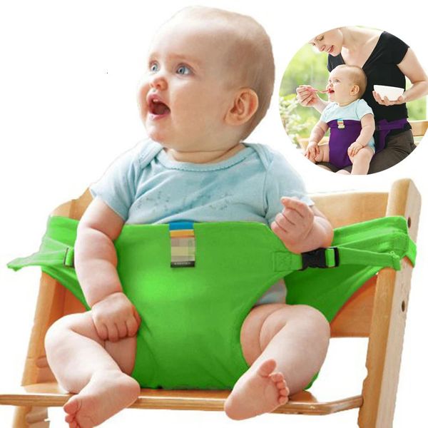 Silla de comedor de bebé Cinturón de seguridad Portable Silla de alimentación para bebés Cinturón Viajes Silla de comedor Arnés de la silla de seguridad Accesorios para bebés 240424