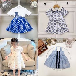 Bébé enfants robe filles Designer marque vêtements tout-petits jupe ensembles coton vêtements pour bébés ensembles tailles 73-160 j2Nr #