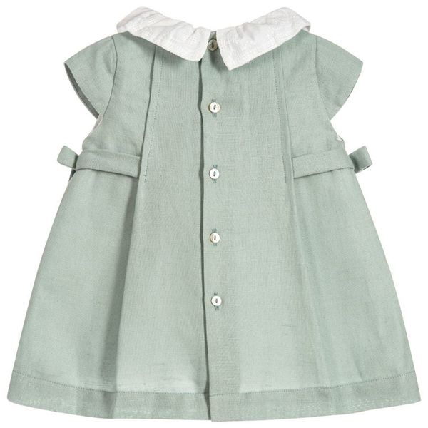 Vestido de bebé recién nacido diseñador estilo español vestidos infantil cumpleaños bautismo algodón vestidos niño niña España túnica 20220228 Q2