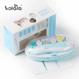 Cortauñas eléctrico para bebés, herramienta pulidora de uñas para niños, kit de cuidado para bebés, juego de manicura, cortauñas fácil de recortar para nacidos 240108