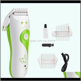 Baby Electric Set USB oplaadbare draadloze trimmer voor kinderen baby's peuters scheermachines snijmachine dagelijkse zorg n4dm baby el7m6