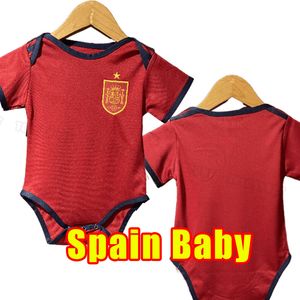 Baby Enfants Spanish Soccer Jerseys 2024 Nationa Kids Kit complet Set Rodrigo Canales Ansu Fati Ramos Saul Koke Asensio Morata Football Shirt 2025