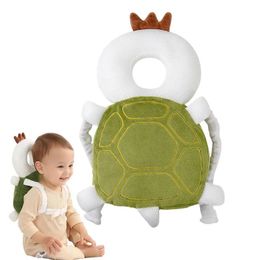 Bébé automne oreiller sac à dos Anti-chute Protection oreiller Anti-collision réglable en forme de tortue respirant bébé coussin sac à dos 240102