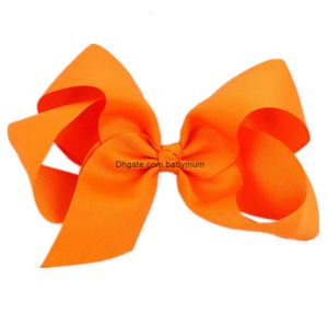 Baby Fashion Boutique Lint Bows For Hair Bows Hairpin Hair Ribbons Accessoires Kind Hairbows Flower Haarbanden Girls Cheer Bows