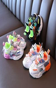 Baby Fashion Sport Chaussures pour filles garçons baskets colorées bébé fond doux à fond