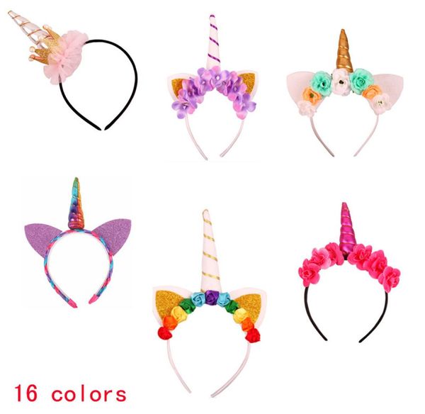 Tiaras de unicornio de moda para bebé para fiesta de festival orejas de gato encantadoras palillos para el cabello para niñas diadema para niños accesorios para el cabello de princesa bonita 2564946