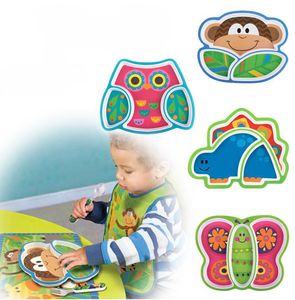 Baby voeding gerechten dier dinosaurus kinderen voedsel plaat gerechten baby kinderen voeding servies dineren tafel voedsel lade melamine