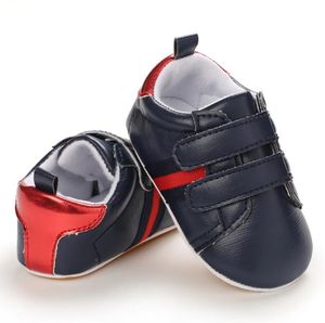 Baby First Walker Boy Shoes Sneakers Autumn Solid Unisex Crib Shoes Infant Pu Leather Footwear Peuter Mocassins Baby Girl Shoes 0-18mos A05