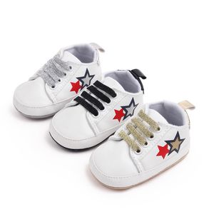 Baby eerste wandelaars peuter sneakers pu lederen pasgeboren meisje jongen casual schoenen baby niet -slip sportschoenen