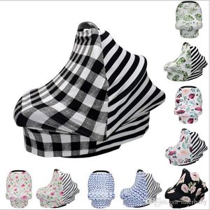 Baby Floral Feeding Nursing Cover Pasgeboren Peuter Borstvoeding Privacy Sjaal Cover Sjaal Auto Seat Wandelwagen Canopy Tools Maternity Typ343