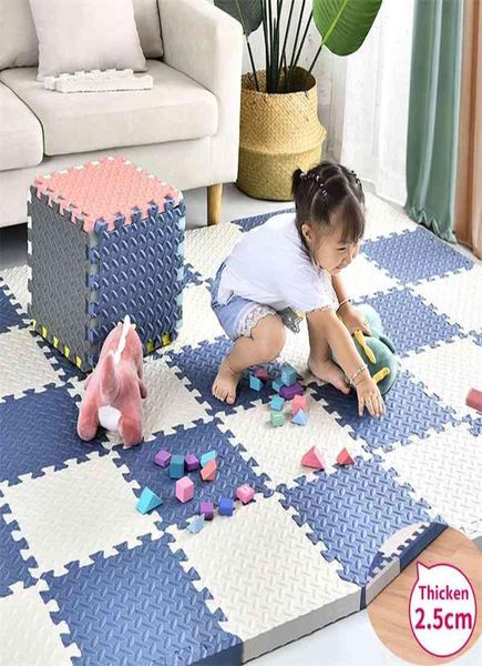 Tapis de griffes en mousse pour bébé 25CM EVA Puzzle jouets pour enfants tapis de jeu de sol doux carreaux d'exercice imbriqués tapis de jeu de gymnastique 214628833