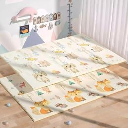 Baby pliing Activity Activity Mat Kids Cartoon Imperproof Game Tapis Tapis doubles pour enfants Double Pad mousse 240411